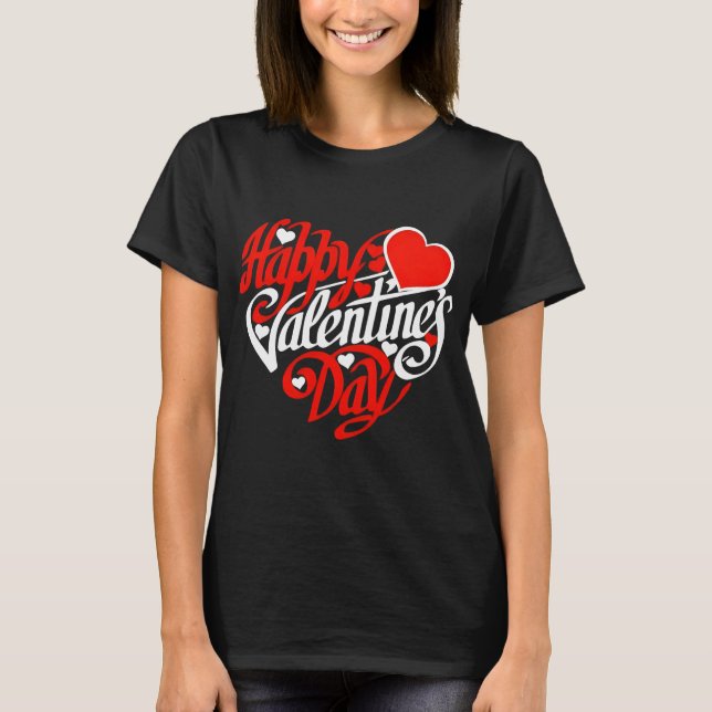 Camiseta Feliz Día de San Valentín amor Tee (Anverso)