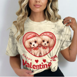 Camiseta Feliz Día de San Valentín - Atractivo