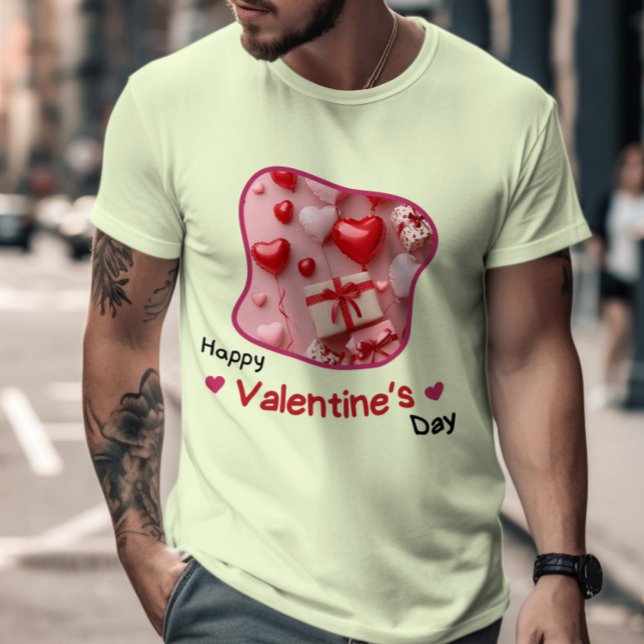 Camiseta Feliz Día de San Valentín - Conexión apasionada (Subido por el creador)