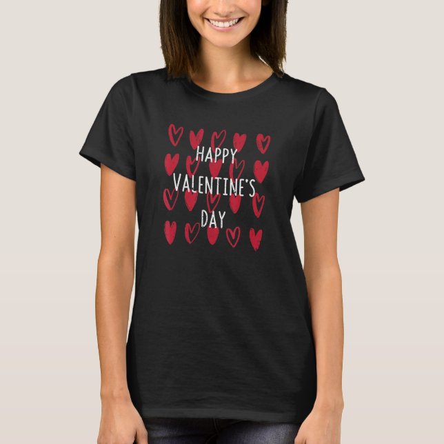 Camiseta Feliz Día de San Valentín Corazón Amor San Valentí (Anverso)