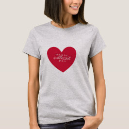 Camiseta Feliz Día de San Valentín, corazón de las mujeres