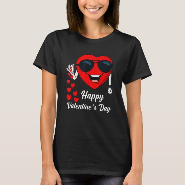 Camiseta Feliz Día de San Valentín Cute Heart Bae Gracioso  (Anverso)