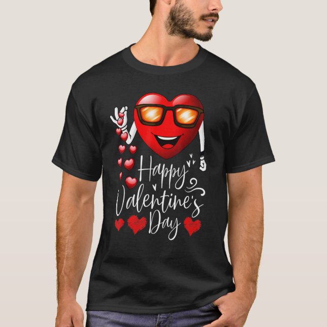 Camiseta Feliz Día de San Valentín Cute Heart Bae Gracioso  (Anverso)