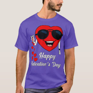 Camiseta Feliz Día de San Valentín Cute Heart Bae Gracioso