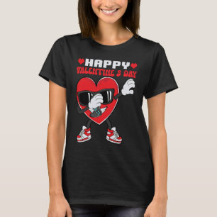 Camiseta Feliz Día de San Valentín Dab Corazón Gamer Valent