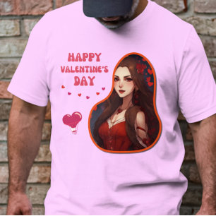 Camiseta Feliz Día de San Valentín - Darling Valentine Love