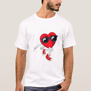 Camiseta Feliz Día de San Valentín divertido baile lindo co