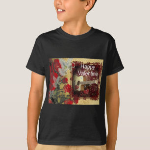 Camiseta Feliz Día de San Valentín en mi corazón