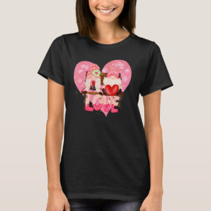 Camiseta Feliz Día de San Valentín Gnome Amo Funny Hombres