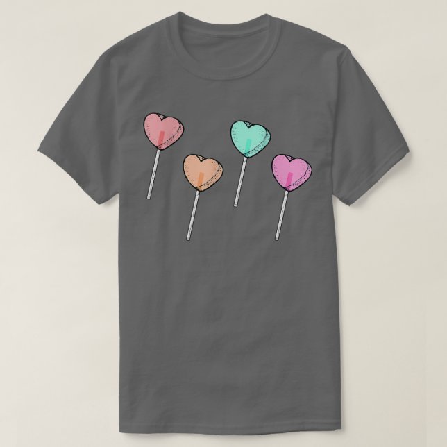 Camiseta Feliz Día de San Valentín Gráfica divertida del co (Diseño del anverso)