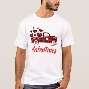 Camiseta Feliz Día de San Valentín Matchi Pareja de Camión 