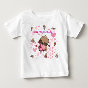 Camiseta feliz Día de San Valentín para niños