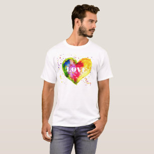 Camiseta Feliz día de San Valentín Pareja Gay LGBT