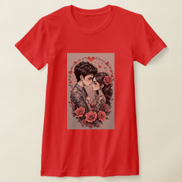 Camiseta Feliz Día de San Valentín Regalo Personalizado