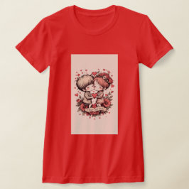 Camiseta Feliz Día de San Valentín Regalo Personalizado
