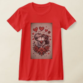 Camiseta Feliz Día de San Valentín Regalo Personalizado