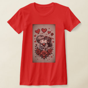 Camiseta Feliz Día de San Valentín Regalo Personalizado