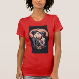 Camiseta Feliz día de San Valentín regalo personalizado