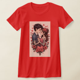 Camiseta Feliz Día de San Valentín Regalo Personalizado