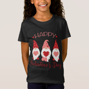 Camiseta Feliz Día de San Valentín se vuelve amor rojo vivo