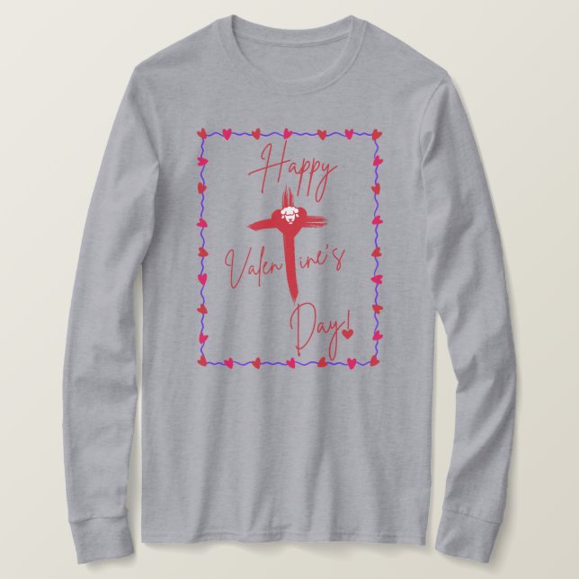 Camiseta Feliz Día de San Valentín Tee (Anverso del diseño)