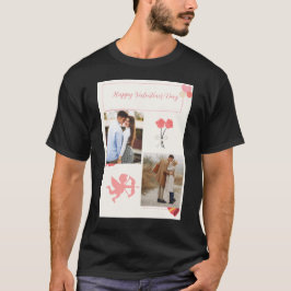 Camiseta Feliz Día de San Valentín tu foto