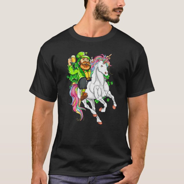 Camiseta Feliz Día de Santa Patrocinadores Leprechaun Riand (Anverso)