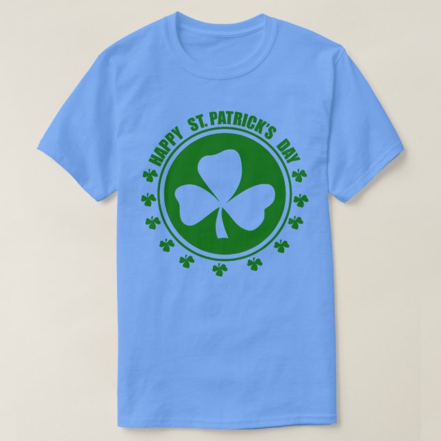 Camiseta Feliz Día de Santo Domingo Verde (Diseño del anverso)