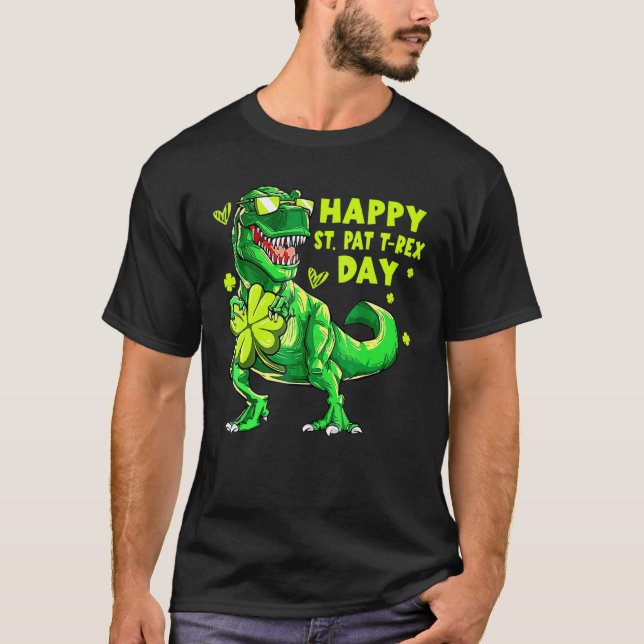 Camiseta Feliz Día de St. Pat Trex (Anverso)