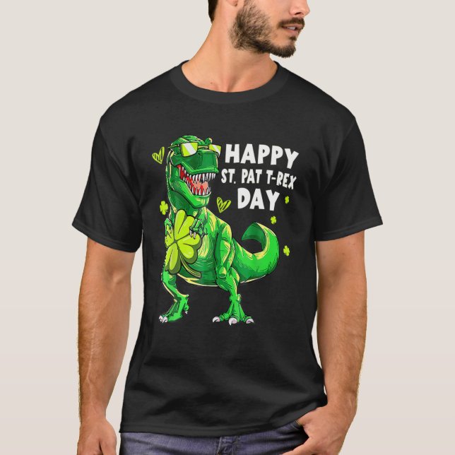 Camiseta Feliz Día de St. Pat Trex (Anverso)