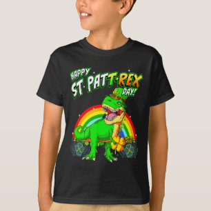 Camiseta Feliz Día de St Pat Trex Día de St Patricks Dinosa