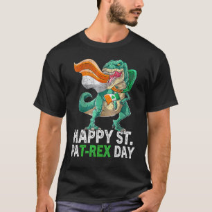 Camiseta Feliz Día de St Pat Trex Dino St Patricks Day Todd