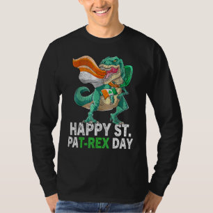 Camiseta Feliz Día de St Pat Trex Dino St Patricks Day Todd