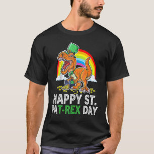 Camiseta Feliz Día de St Pat Trex Dino St Patricks Day Todd