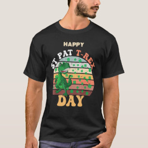 Camiseta Feliz Día de St Pat Trex Funny Dinosaur Funny St P