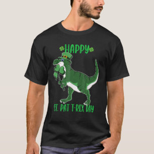 Camiseta Feliz Día de St Pat Trex Funny Patricks Day Dinosa