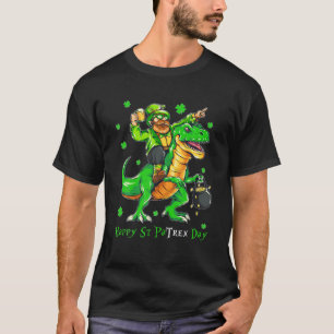 Camiseta Feliz Día de St Pat Trex Funny Patricks Day Dinosa