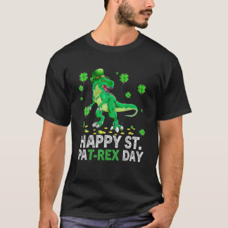 Camiseta Feliz Día de St Pat Trex Hombres Mujeres Niños St 