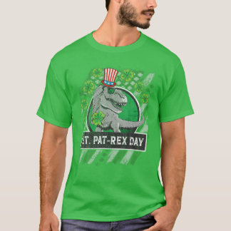 Camiseta Feliz Día de St Patricks St Patrex Paddys T Rex Pa