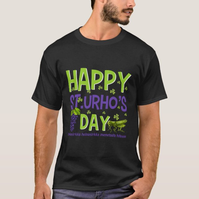 Camiseta Feliz Día De St Urho (Anverso)