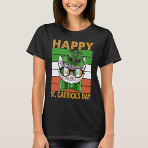 Camiseta Feliz día de trucos del gato de San Patricku20