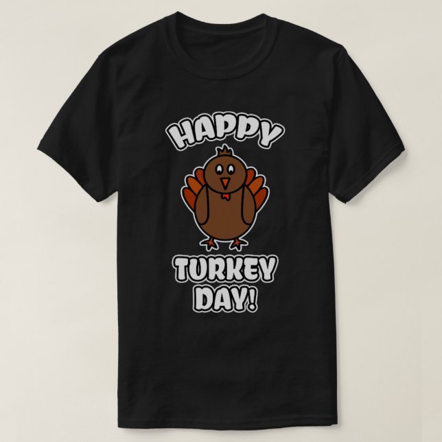 Camiseta Feliz Día de Turquía (Diseño del anverso)