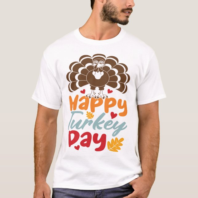Camiseta Feliz Día de Turquía (Anverso)