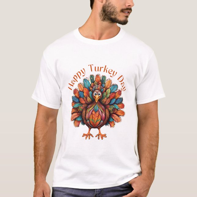Camiseta Feliz Día de Turquía (Anverso)