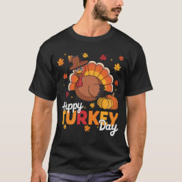 Camiseta Feliz Día de Turquía Día de Acción de Gracias Fami