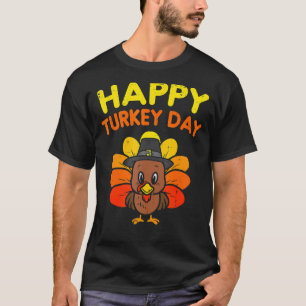Camiseta Feliz Día de Turquía, pequeño y pequeño Día de Acc