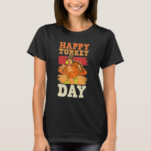 Camiseta Feliz Día de Turquía, pequeño y pequeño Día de Acc