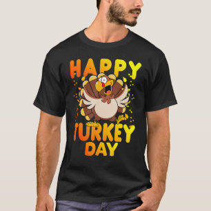 Camiseta Feliz Día de Turquía, pequeño y pequeño Día de Acc
