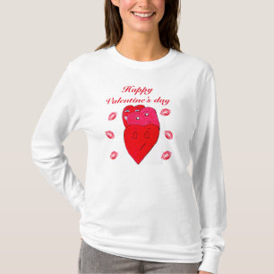 CAMISETA FELIZ DÍA DE VALENTINAS CON AMOR