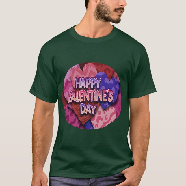 CAMISETA FELIZ DÍA DE VALENTINE (Anverso)